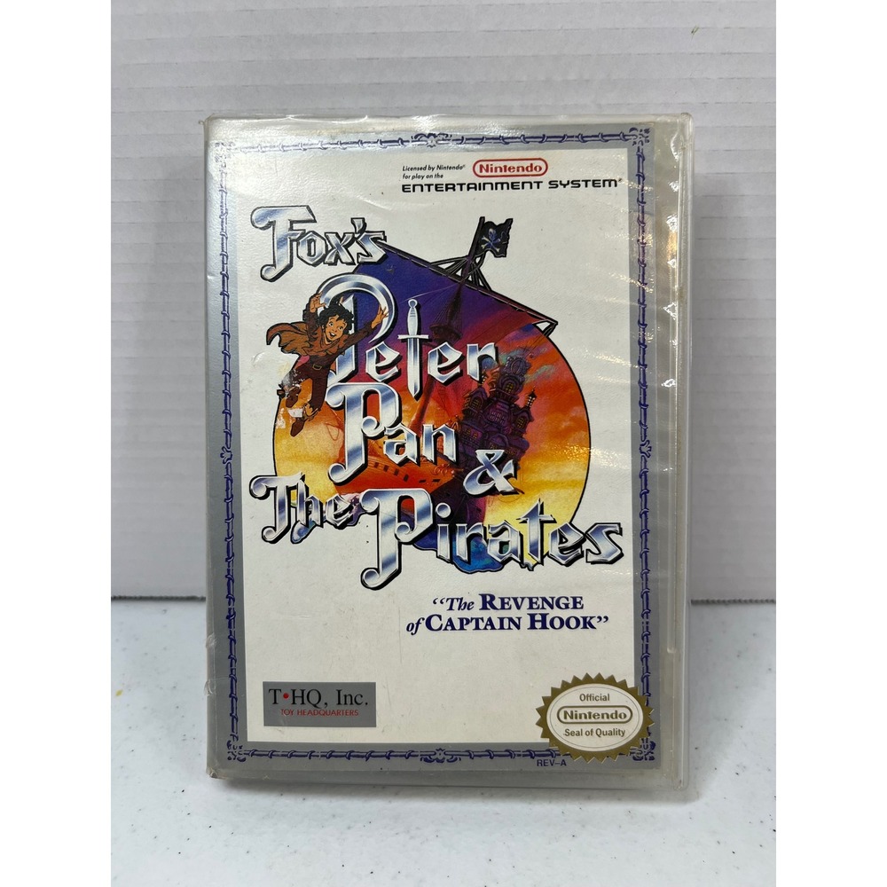 Fox's Peter Pan & The Pirates NES Nintendo Case and Manual Only No Game